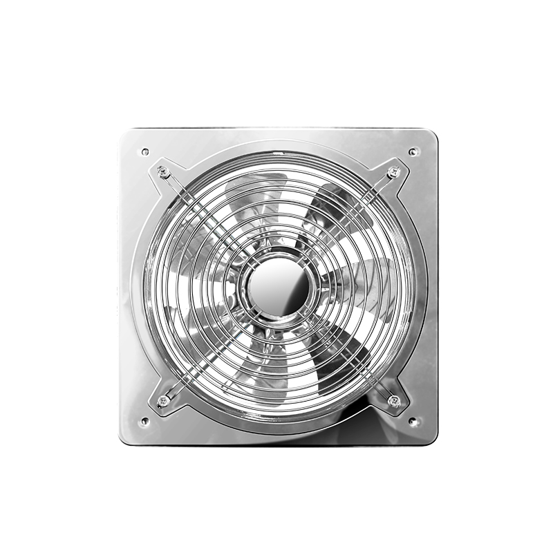 Rustfrit stål kraftfuld køkkenområde hætte udstødningsventilator, udstødningsventilator