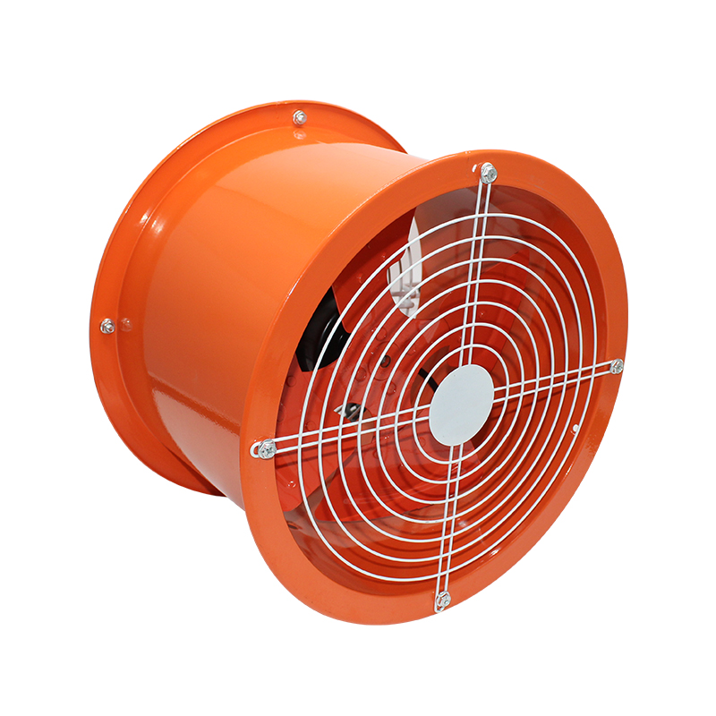 Cylindrisk kanal Industriel aksial flowventilator, vægmonteret kanal aksial flowventilator